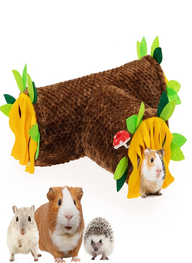 ORZECHKO Guinea Pig Hideout - 3 Way Collapsible Small Animal Tunnel Tubes Toy for Rat Hamster Guinea Pig Hedgehog Chinchilla Lizard Baby Rabbit - Playing Sleeping Resting Guinea Pig Cage Accessories - Image 1